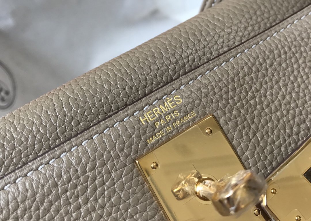 1:1 Replica Hermes Kelly 28 Etoupe Togo Bag For Women, Women's Handbags, Shoulder Bags 11in/28cm - Image 5