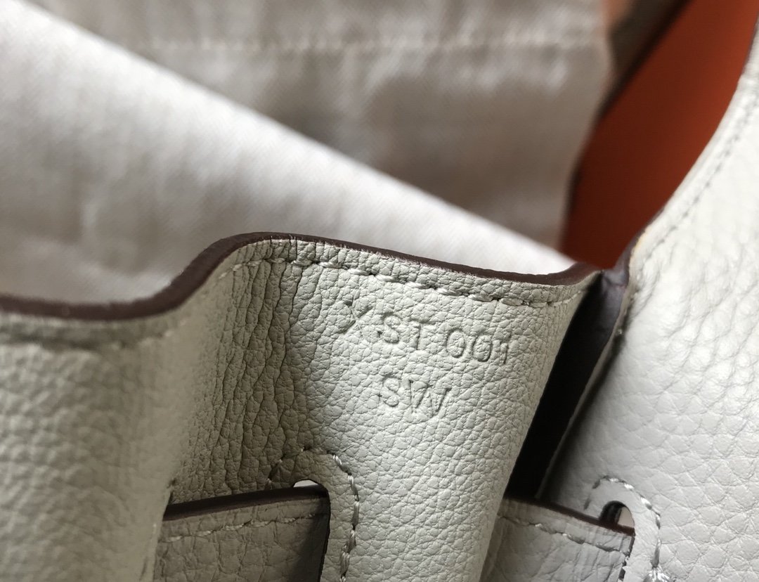 1:1 Replica Hermes Kelly 28 Retourne Togo White Bag For Women, Women's Handbags, Shoulder Bags 11in/28cm - Image 8