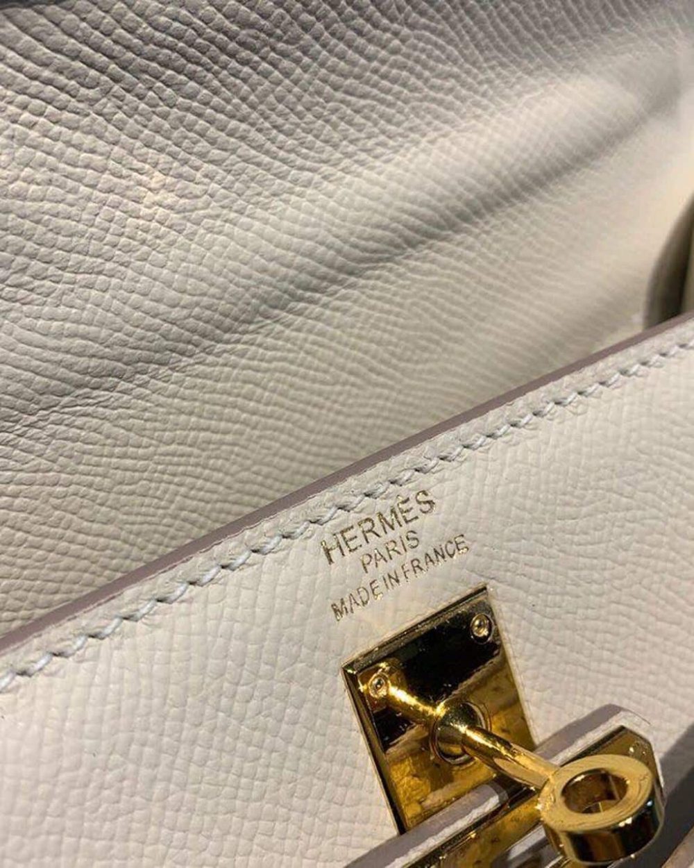 1:1 Replica Hermes Kelly Craie For Women Gold Toned Hardware 10in/25cm