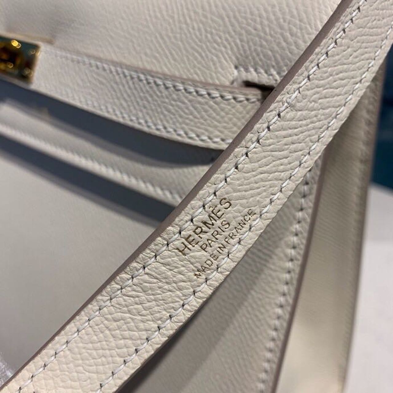 1:1 Replica Hermes Kelly Craie For Women Gold Toned Hardware 10in/25cm - Image 5