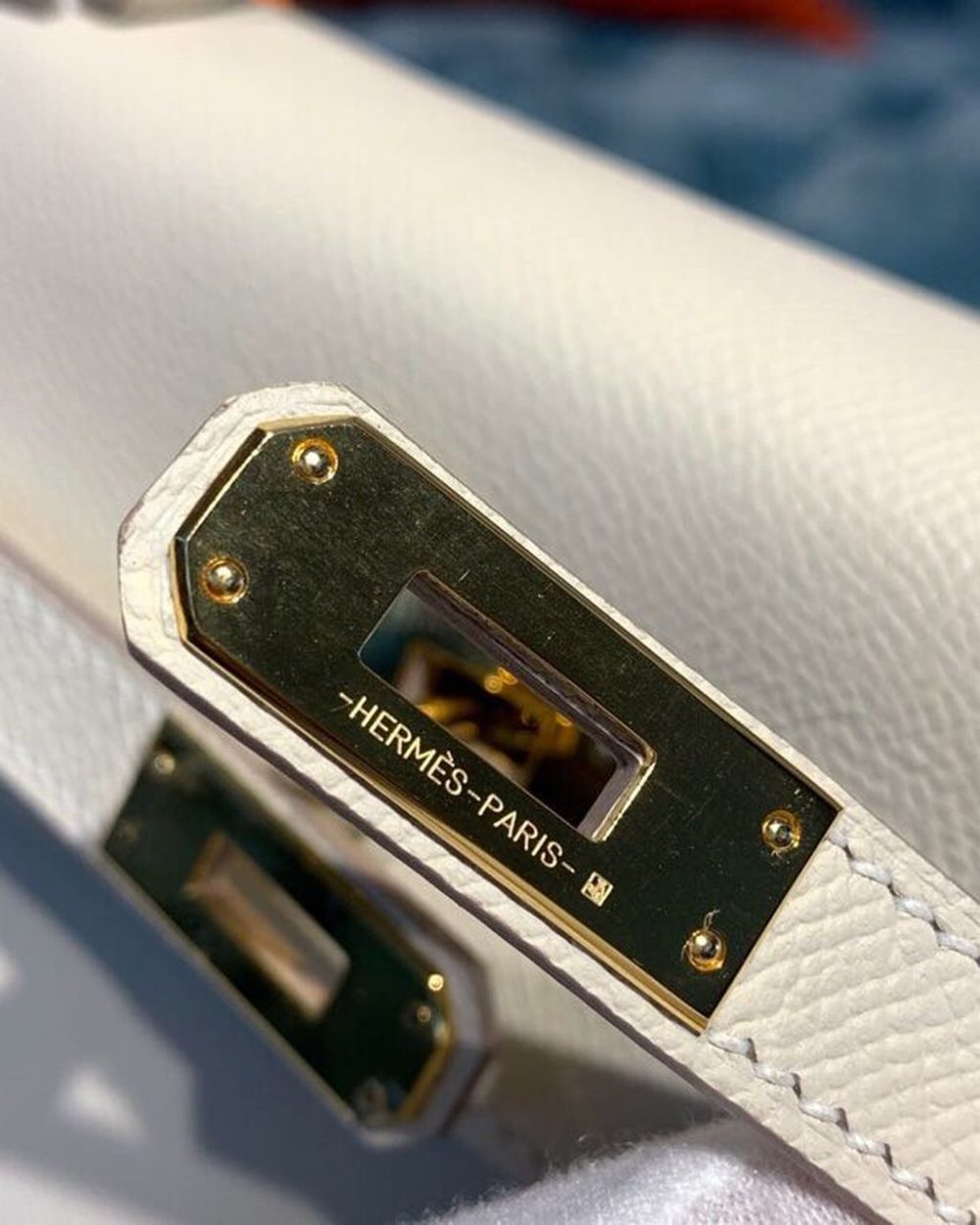 1:1 Replica Hermes Kelly Craie For Women Gold Toned Hardware 10in/25cm