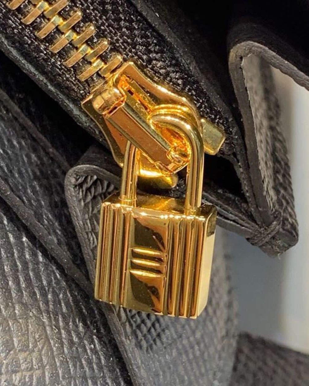 1:1 Replica Hermes Kelly Wallet To Go Woc Black With Gold Toned Hardware Bag For Women 8.2in/21cm