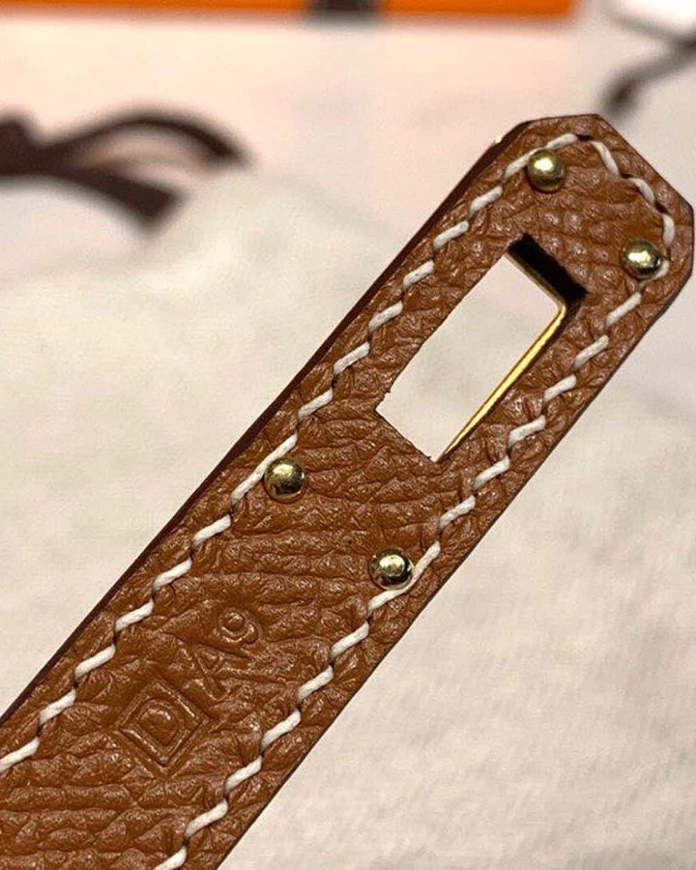 1:1 Replica Hermes Kelly Wallet To Go Woc Brown With Gold Toned Hardware Bag For Women 8.2in/21cm