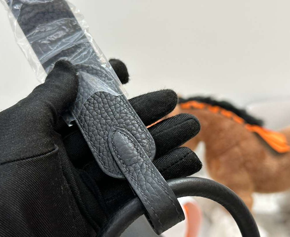 1:1 Replica Hermes Lady Lindi Bag White/Black/Green Khaki For Women 10.2in/26cm