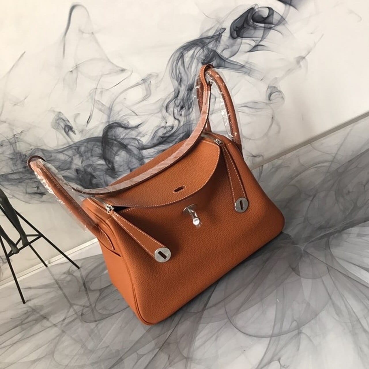 1:1 Replica Hermes Lindy Clemence Bag Bronze For Women, Women’s Handbags, Shoulder And Crossbody Bags 10.2in/26cm - Image 2