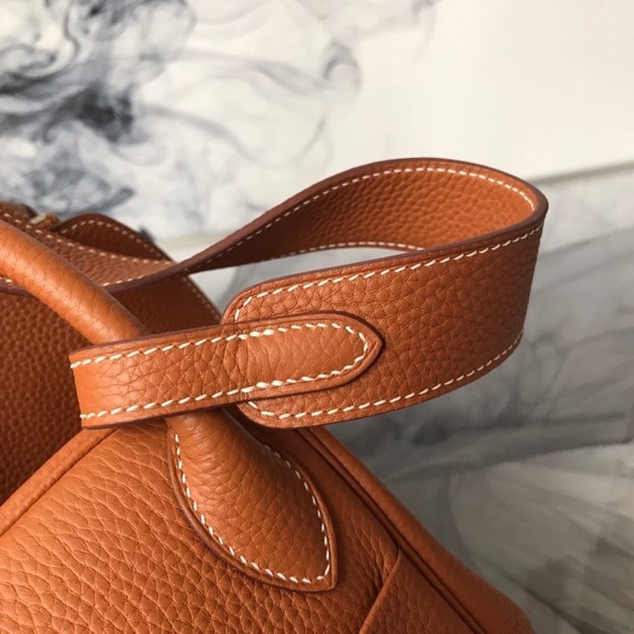 1:1 Replica Hermes Lindy Clemence Bag Bronze For Women, Women’s Handbags, Shoulder And Crossbody Bags 10.2in/26cm - Image 10