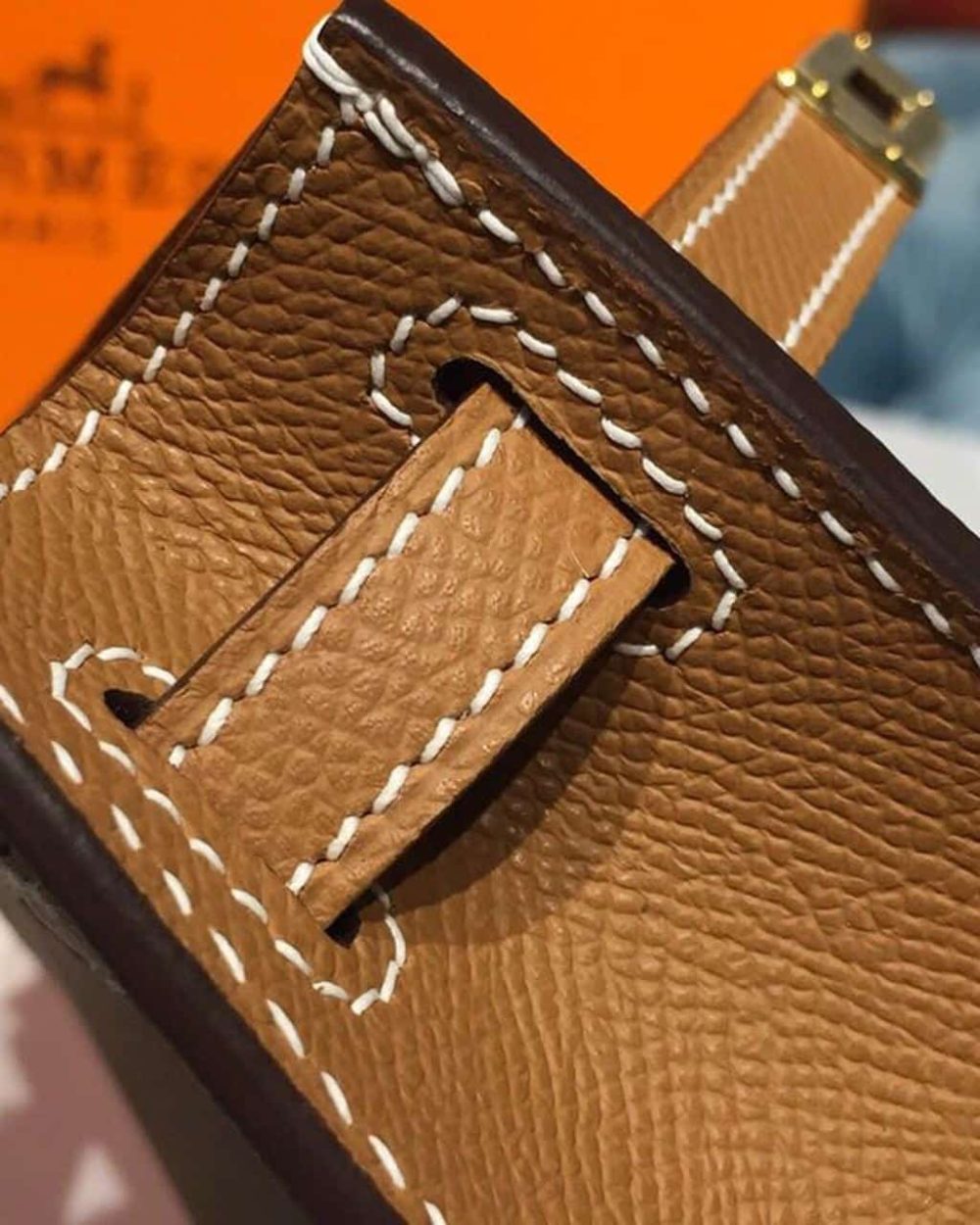 1:1 Replica Hermes Mini Kelly Gold For Women Gold Toned Hardware 7.5in/19cm
