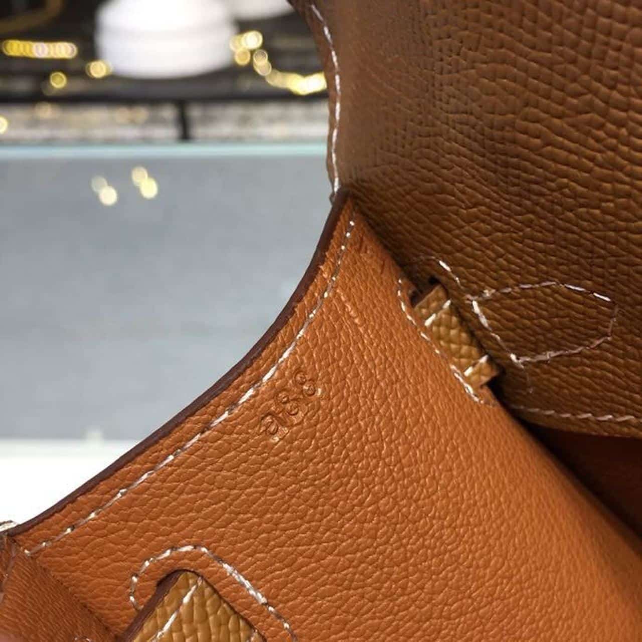 1:1 Replica Hermes Mini Kelly KP Pochette Gold For Women Hermes Mini Kelly KP Pochette Gold For Women Gold Toned Hardware 8.7in/22cm8.7in/22cm - Image 8