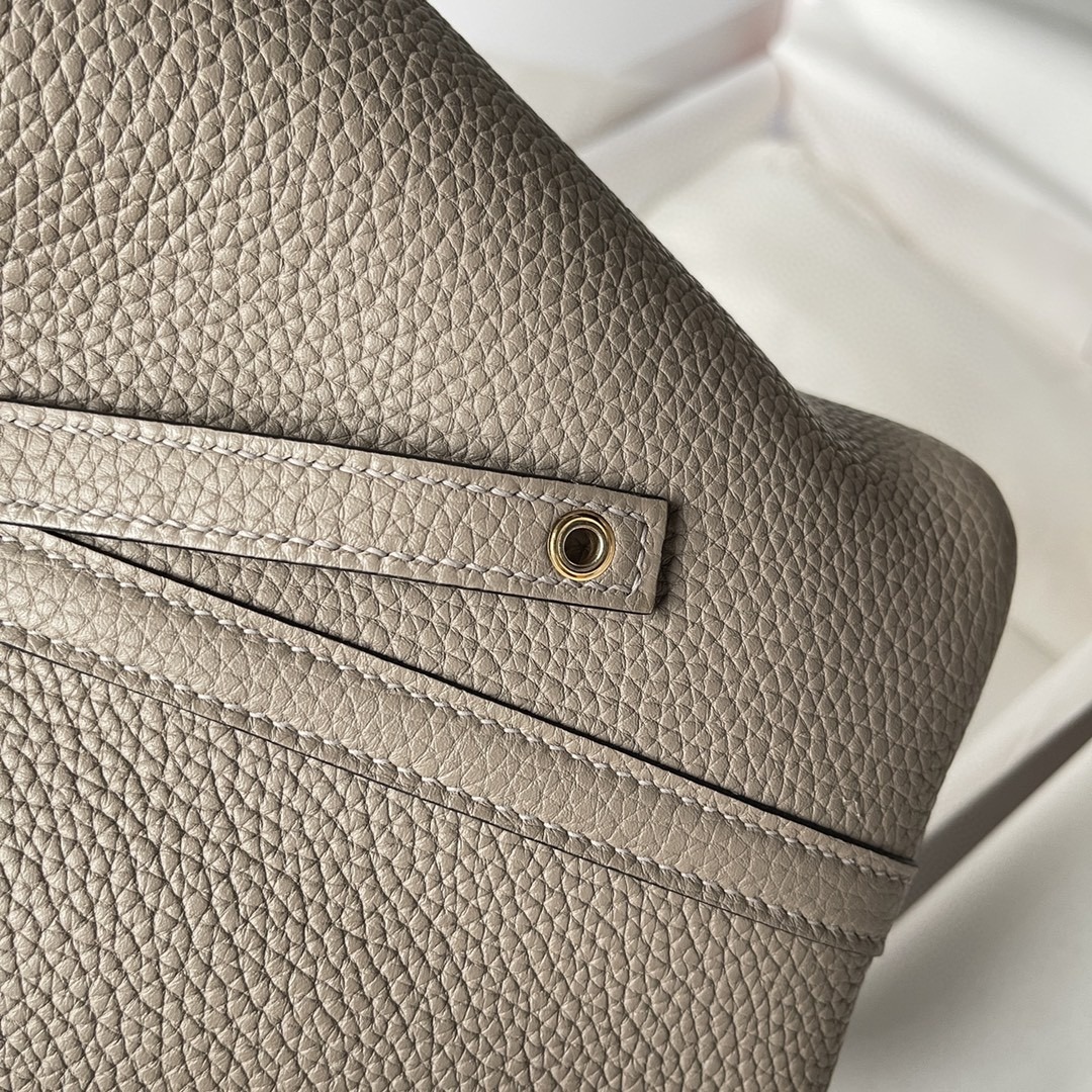 1:1 Replica Hermes Picotin Lock 18 Bag Greige For Women, Women's Handbags 7.1in/18cm - Image 6