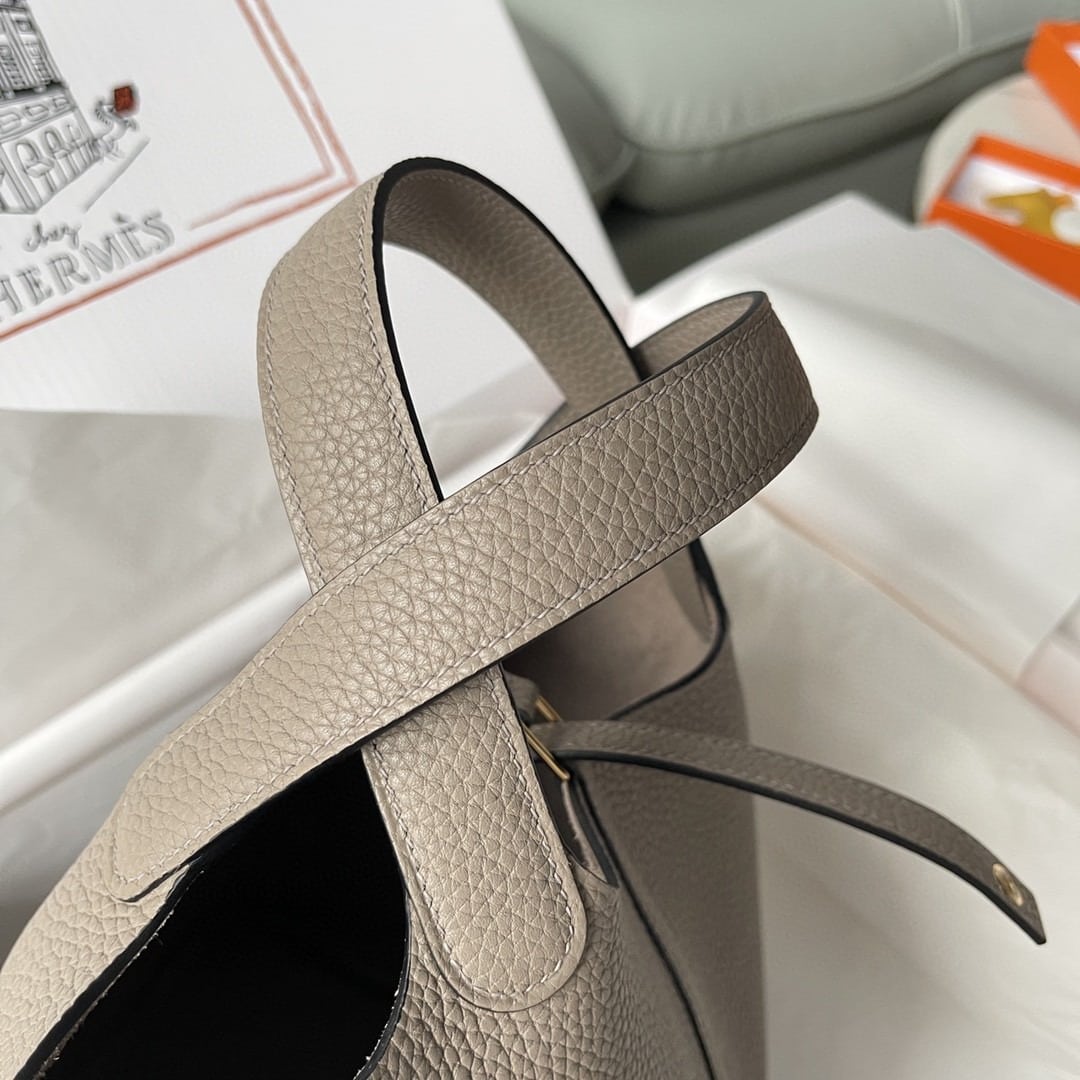 1:1 Replica Hermes Picotin Lock 18 Bag Greige For Women, Women's Handbags 7.1in/18cm - Image 2