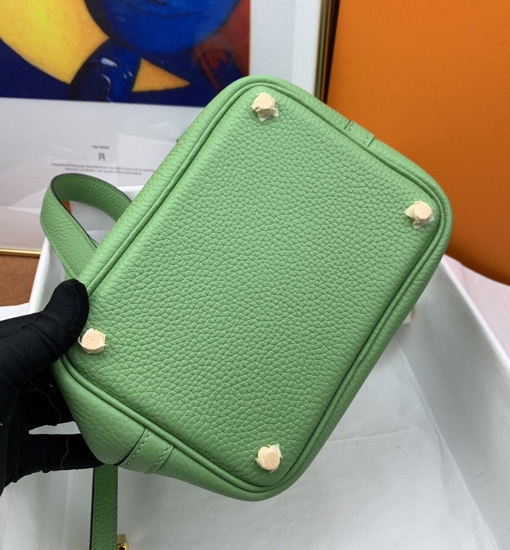 1:1 Replica Hermes Picotin Lock 18 Bag Light Green With Gold-Toned Hardware For Women, Women's Handbags 7.1in/18cm