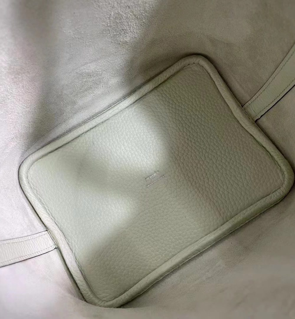 1:1 Replica Hermes Picotin Lock 18 Lime Clemence Yellow/Green/Red/Blue/Light Green/Light Purple/Pink For Women 19cm / 7.5in