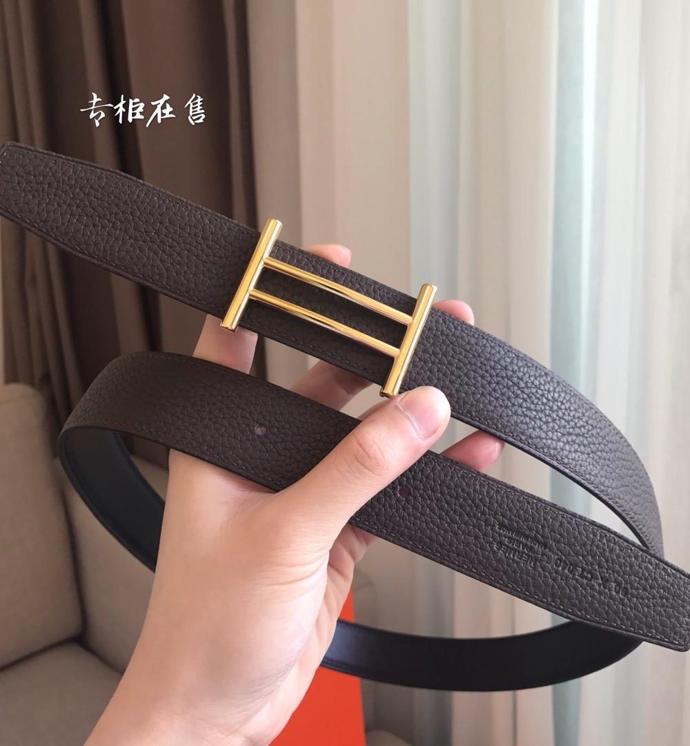 1:1 Replica Hermes Rider Belt Buckle & Reversible Black For Women, Women Belt