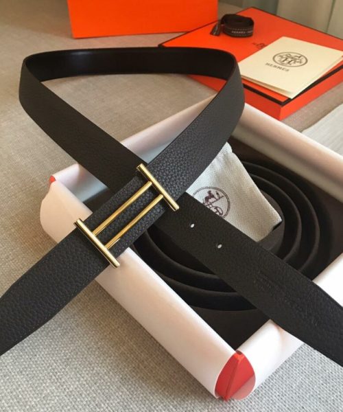 1:1 Replica Hermes Rider Belt Buckle & Reversible Black For Women, Women Belt