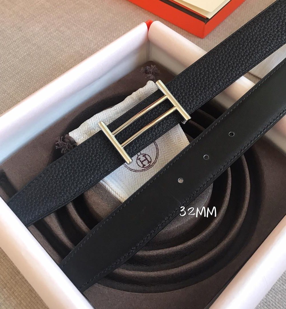1:1 Replica Hermes Rider Belt Buckle & Reversible Strap Black For Women, Women Belt