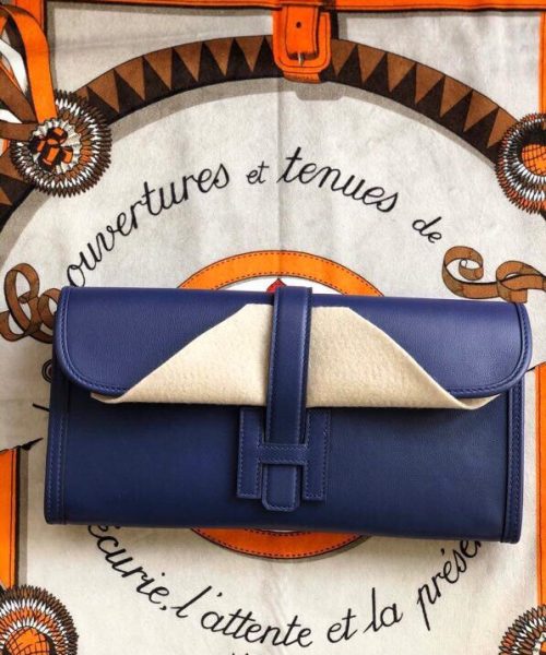 1:1 Replica Jige Elan 29 Clutch Wallet Blue/Light Blue/White/Orange/Purple 29cm/11.4in