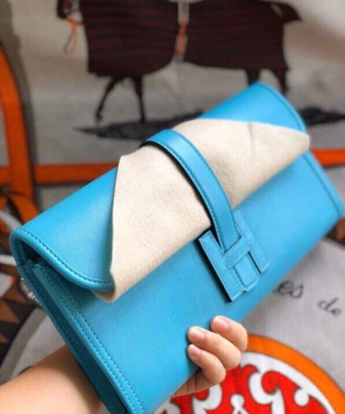 1:1 Replica Jige Elan 29 Clutch Wallet Blue/Light Blue/White/Orange/Purple 29cm/11.4in