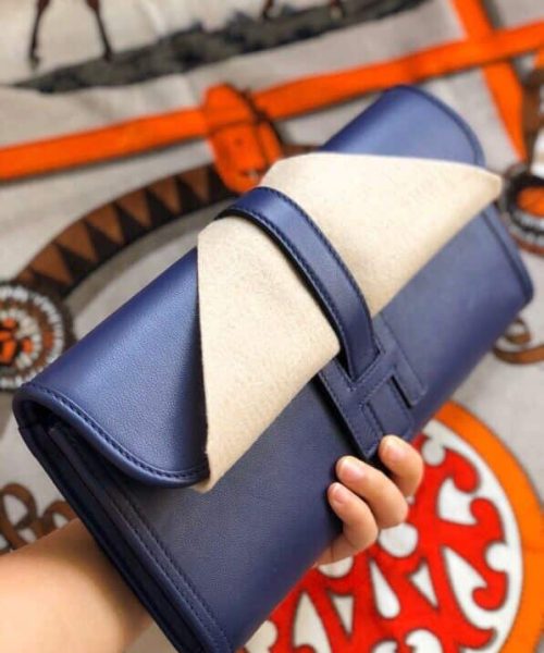 1:1 Replica Jige Elan 29 Clutch Wallet Blue/Light Blue/White/Orange/Purple 29cm/11.4in