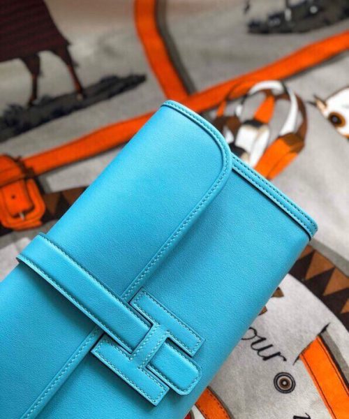 1:1 Replica Jige Elan 29 Clutch Wallet Blue/Light Blue/White/Orange/Purple 29cm/11.4in