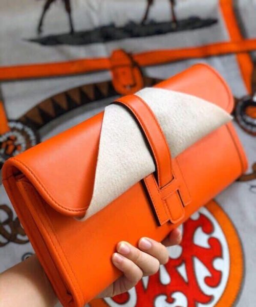 1:1 Replica Jige Elan 29 Clutch Wallet Blue/Light Blue/White/Orange/Purple 29cm/11.4in