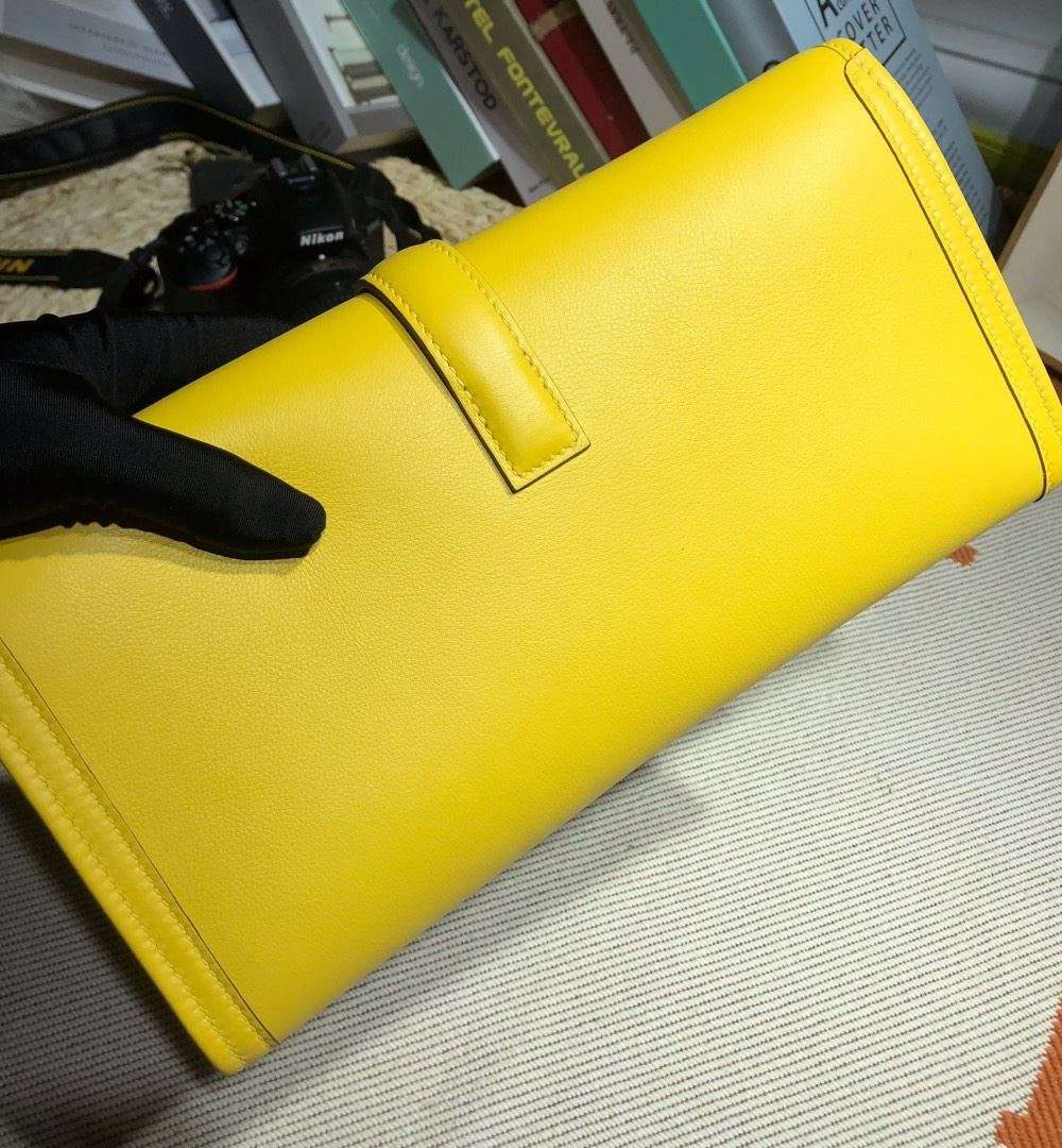 1:1 Replica Jige Elan 29 Clutch Wallet Yellow/Black/White/Green Khaki/Pink 29cm/11.4in