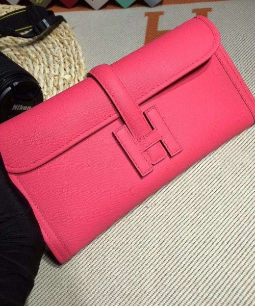 1:1 Replica Jige Elan 29 Clutch Wallet Yellow/Black/White/Green Khaki/Pink 29cm/11.4in