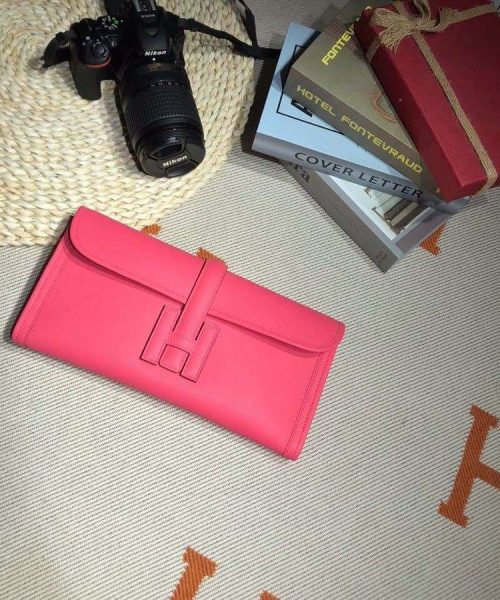 1:1 Replica Jige Elan 29 Clutch Wallet Yellow/Black/White/Green Khaki/Pink 29cm/11.4in