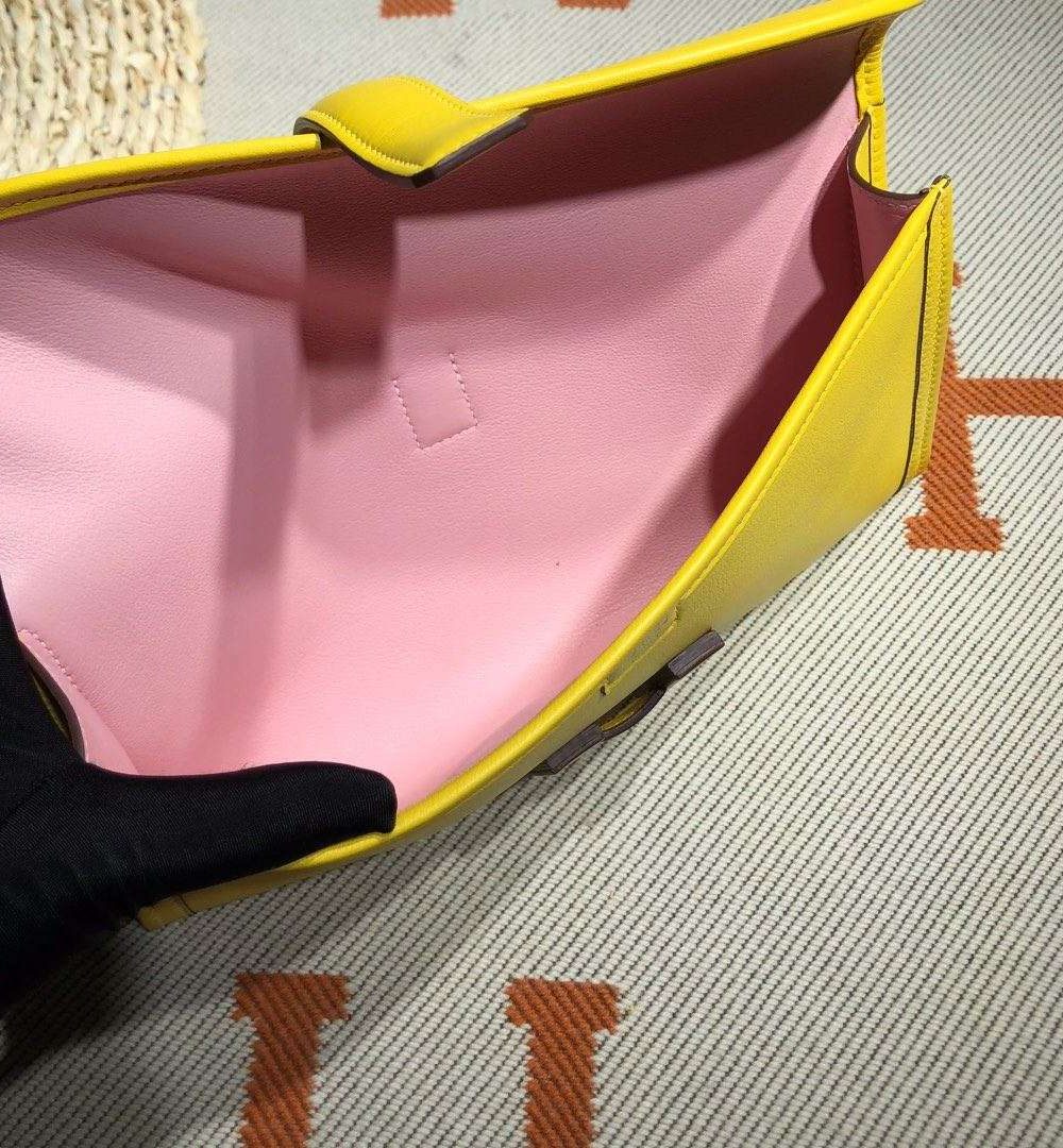 1:1 Replica Jige Elan 29 Clutch Wallet Yellow/Black/White/Green Khaki/Pink 29cm/11.4in