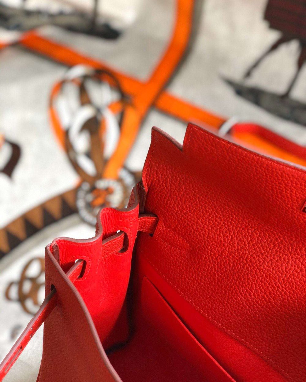 1:1 Replica Kelly Danse II Bag Swift Yellow/Black/Brown/Pink/Red For Women 22cm / 8.7in