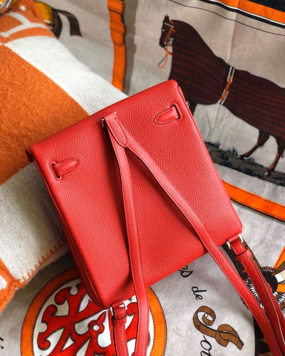 1:1 Replica Kelly Danse II Bag Swift Yellow/Black/Brown/Pink/Red For Women 22cm / 8.7in