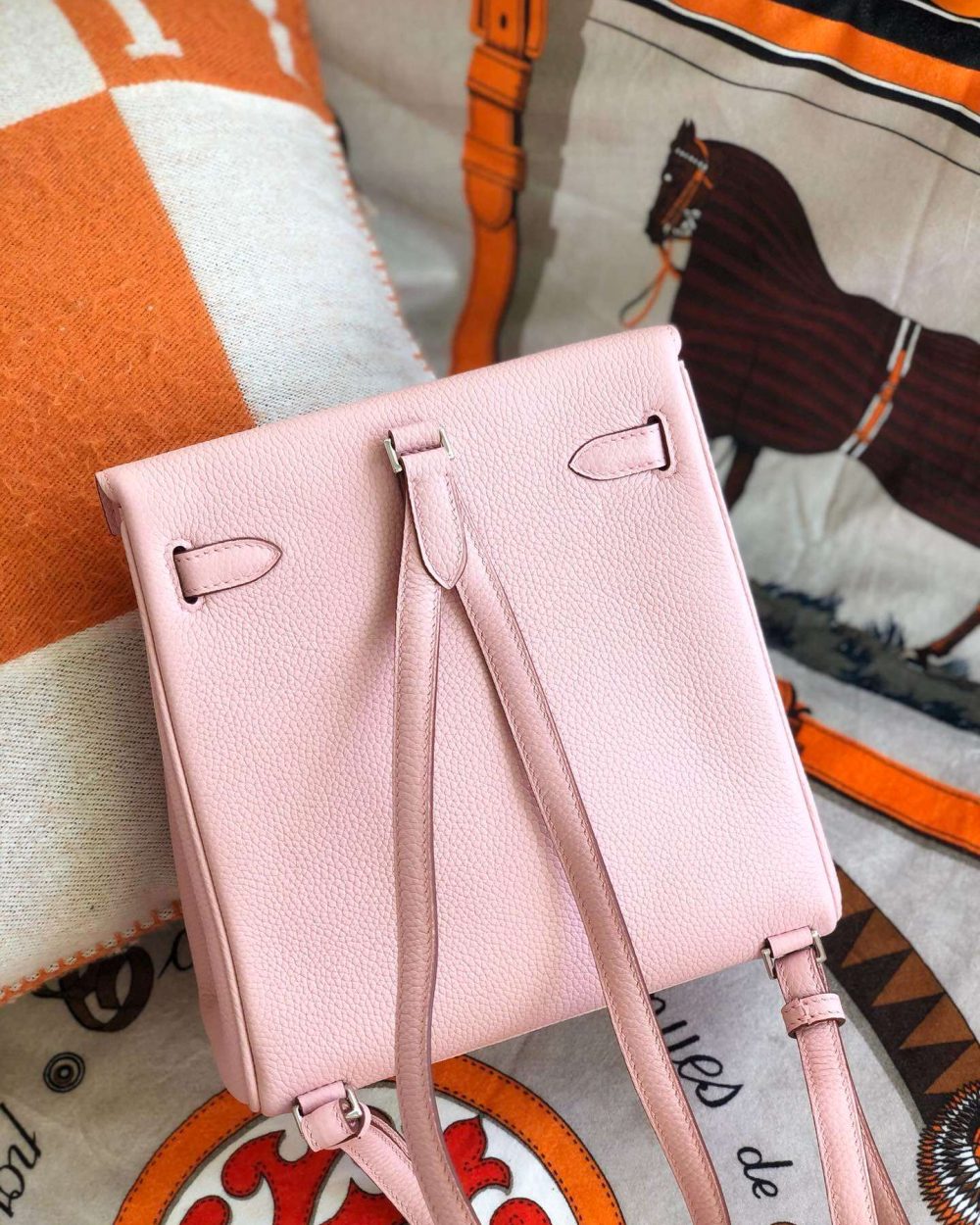 1:1 Replica Kelly Danse II Bag Swift Yellow/Black/Brown/Pink/Red For Women 22cm / 8.7in