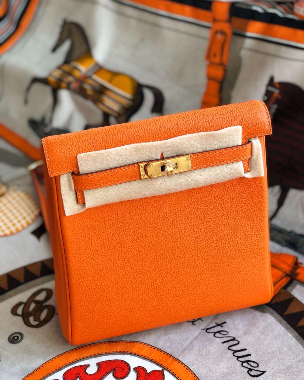 1:1 Replica Kelly Danse II Bag Swift Yellow/Black/Brown/White/Orange For Women 22cm / 8.7in