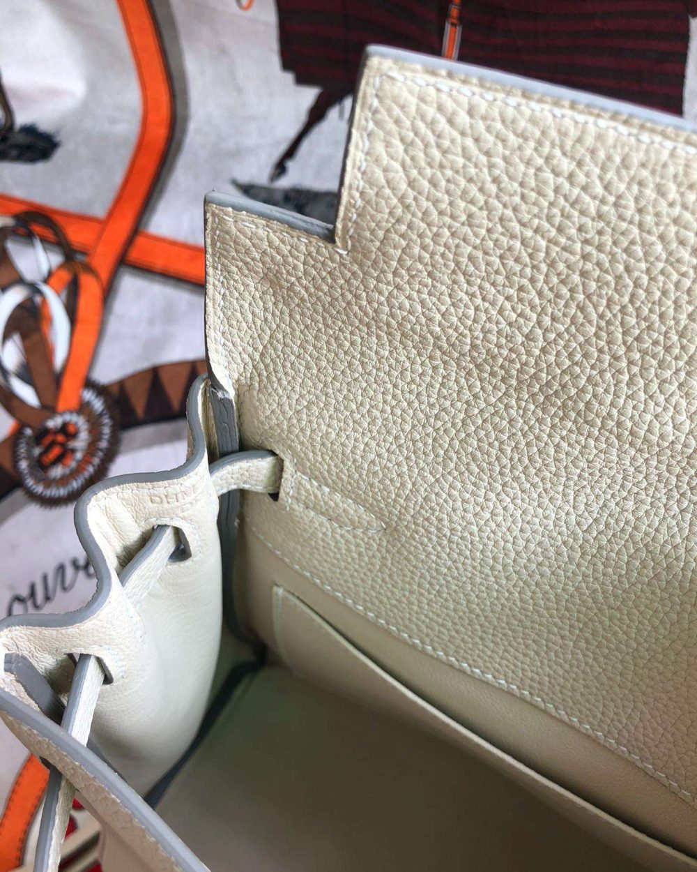 1:1 Replica Kelly Danse II Bag Swift Yellow/Black/Brown/White/Orange For Women 22cm / 8.7in