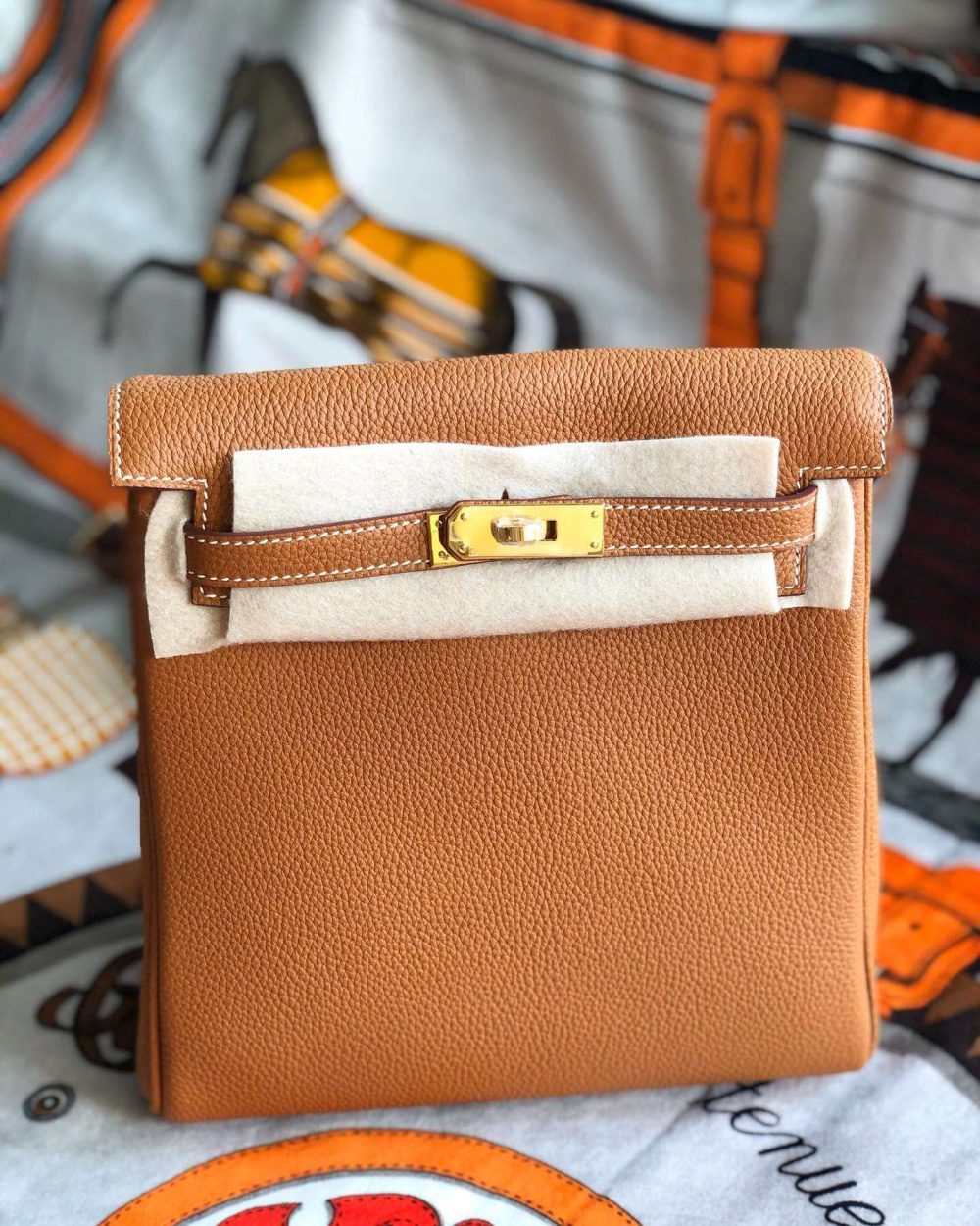 1:1 Replica Kelly Danse II Bag Swift Yellow/Black/Brown/White/Orange For Women 22cm / 8.7in