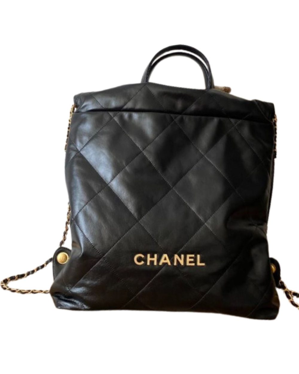 [REP 1:1] Large 22 Backpack Black/White For Women 19.9in / 51cm AS3313