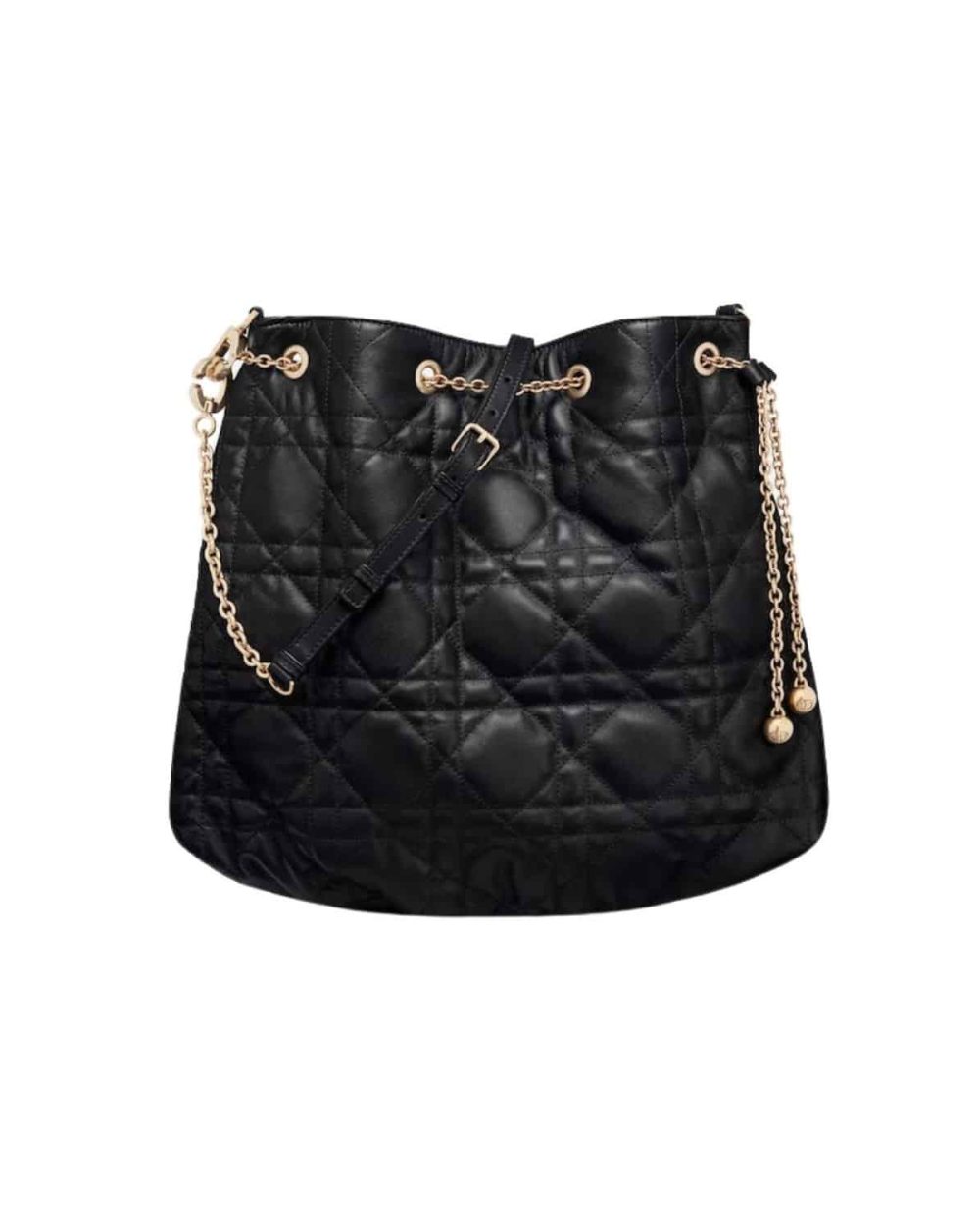 1:1 Replica Large Dior Ammi Bag Black For Women M22576FBE_M900 - 36Cm/ 14 Inches