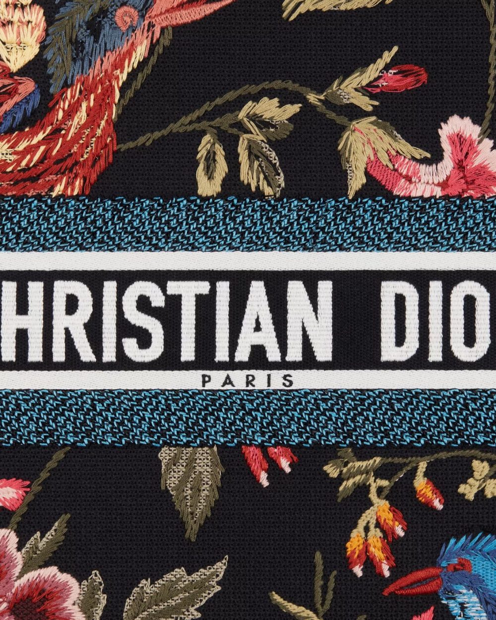 1:1 Replica Large Dior Book Tote Black Multicolor For Women M1286ZEAO_M911 42cm/16.5 inch