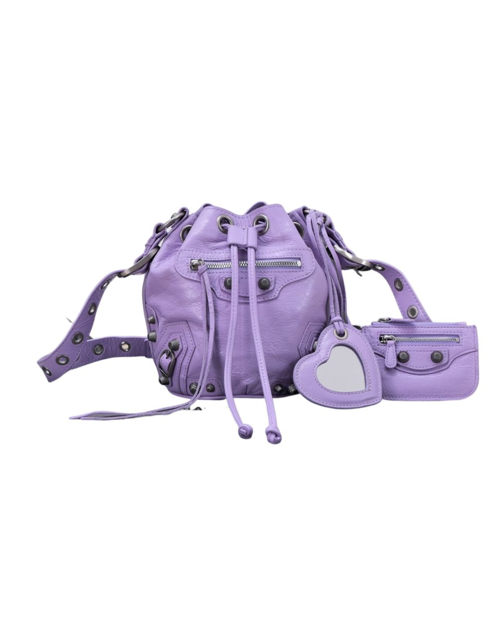 Le Cagole Xs Bucket Bag Purple/Pink/Red/Blue/Green For Women 7.8in/20 cm