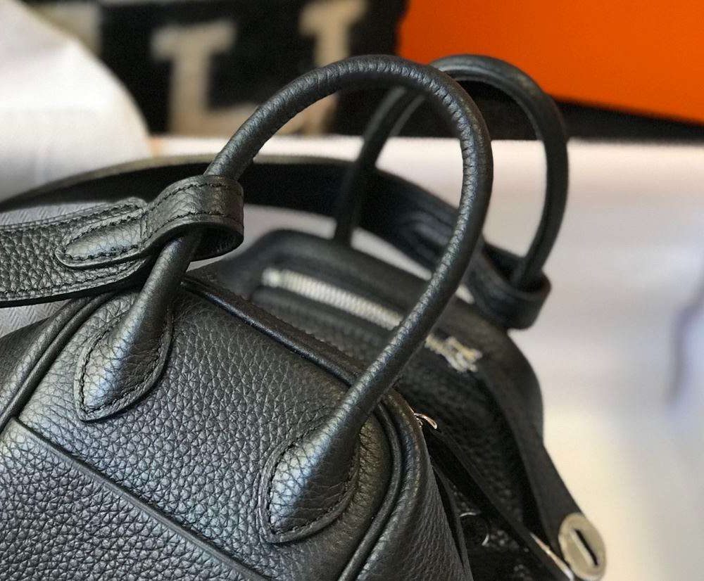 1:1 Replica Lindy Mini Black/Dark Green For Women 19cm / 7.4in