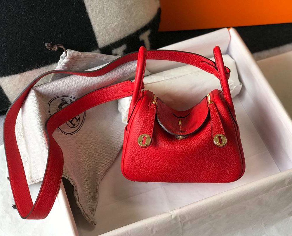 1:1 Replica Lindy Mini White/Burgundy/Green/Red/Yellow For Women 19cm / 7.4in