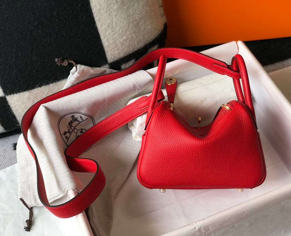 1:1 Replica Lindy Mini White/Burgundy/Green/Red/Yellow For Women 19cm / 7.4in