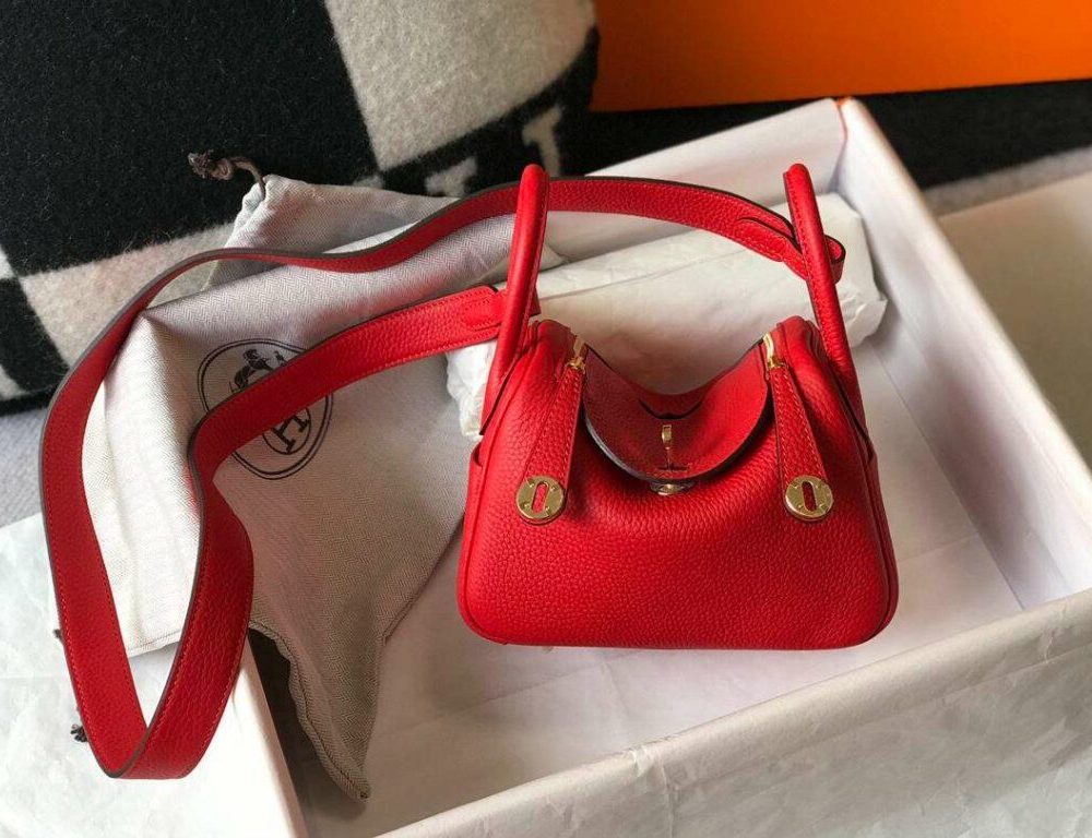 1:1 Replica Lindy Mini White/Burgundy/Green/Red/Yellow For Women 19cm / 7.4in