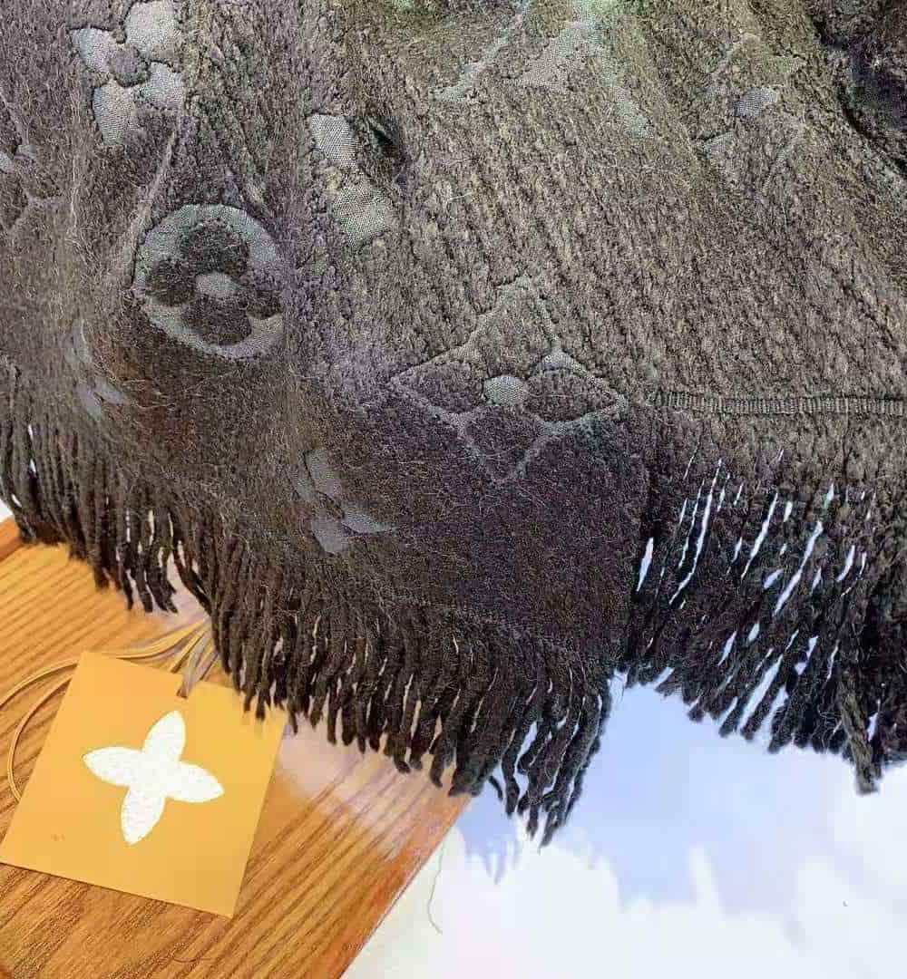 Logomania Scarf Dark Blue For Women 