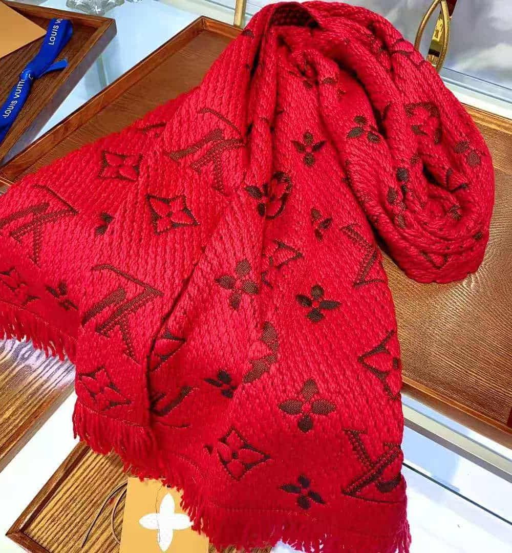 Logomania Scarf Red For Women M72432 