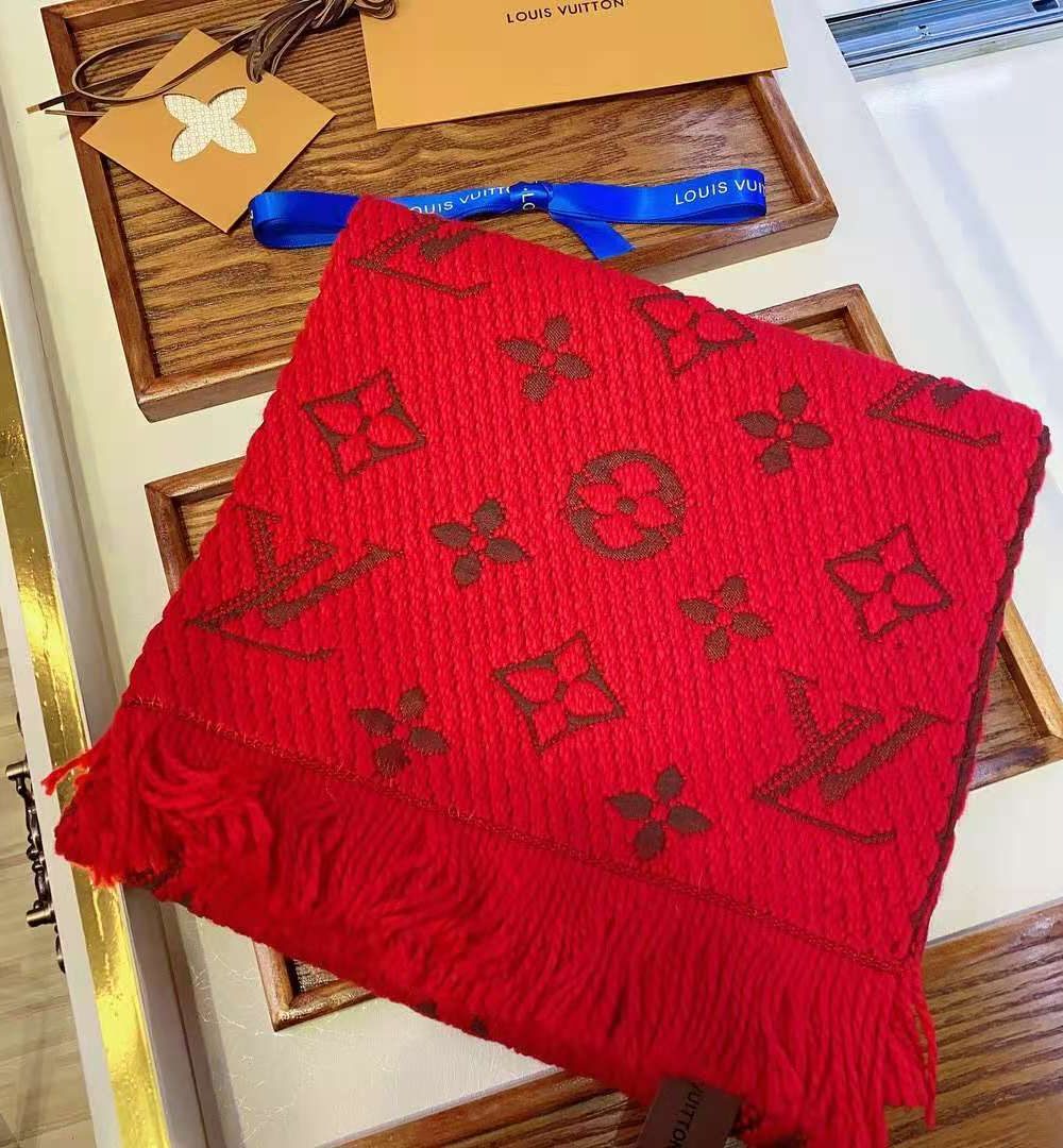 Logomania Scarf Red For Women M72432 