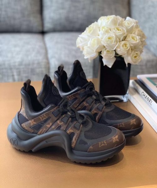 Louis Vuitton Archlight Sneakers Calfskin Leather Fall/Winter 2019 Collection 1A589P Black/Brown