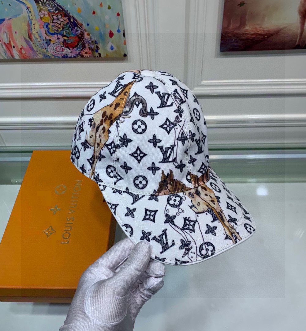 Louis Vuitton Be My Cap White LV Cap