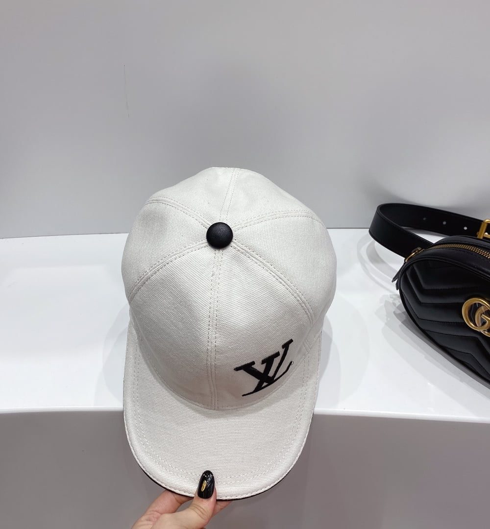 Louis Vuitton Be My Cap White LV Cap