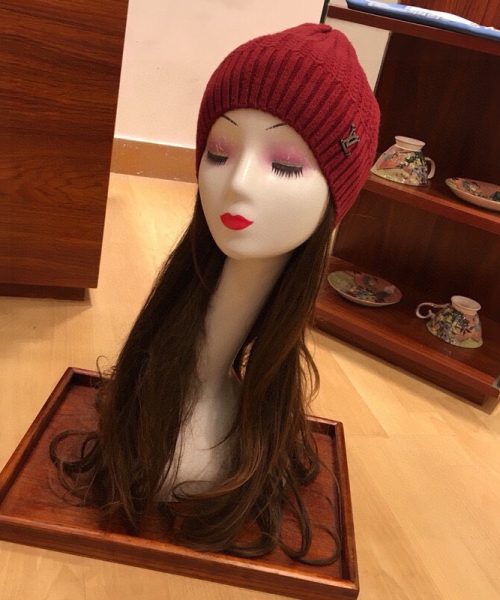 Louis Vuitton Beanie & Scarf Set In Red 