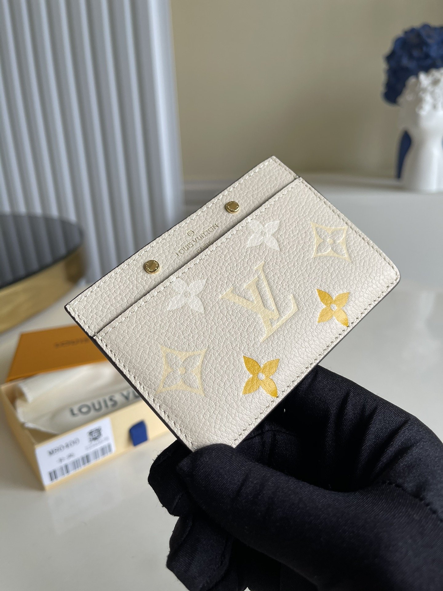 1:1 Replica Louis Vuitton Card Holder Monogram Empreinte For Women, Women's Wallet 4.3in/11cm LV - Image 5